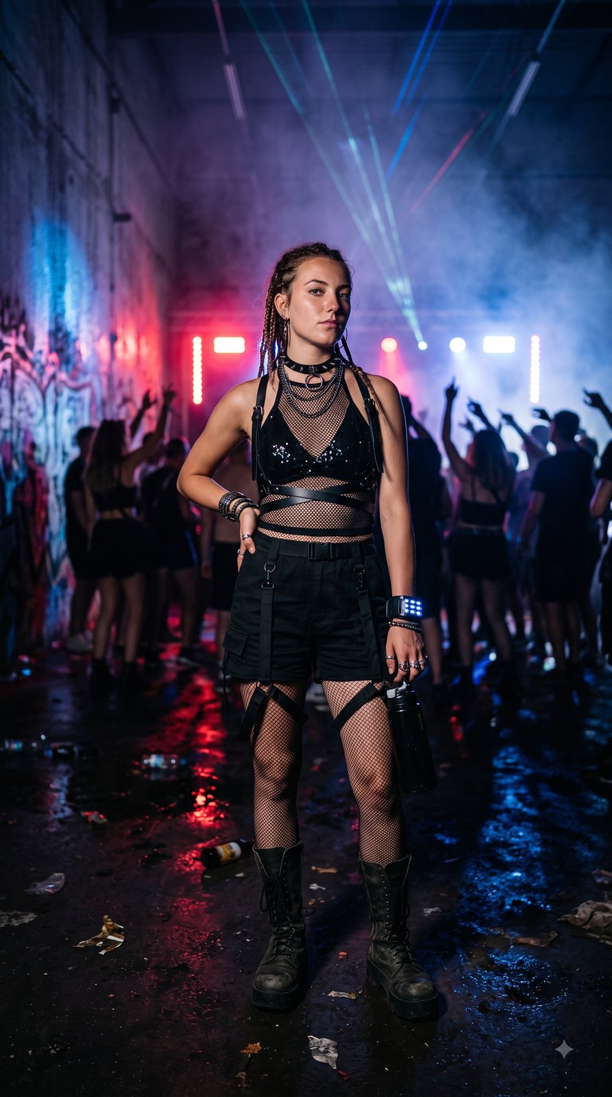 Blackout Rave Two Piece