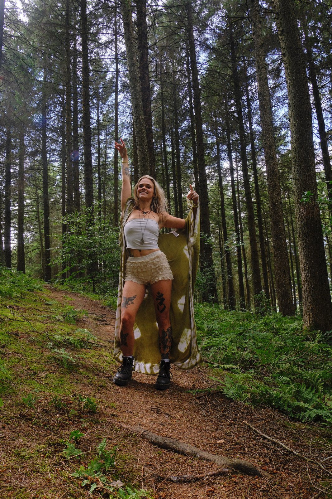 Woodland Tie-Dye Duster