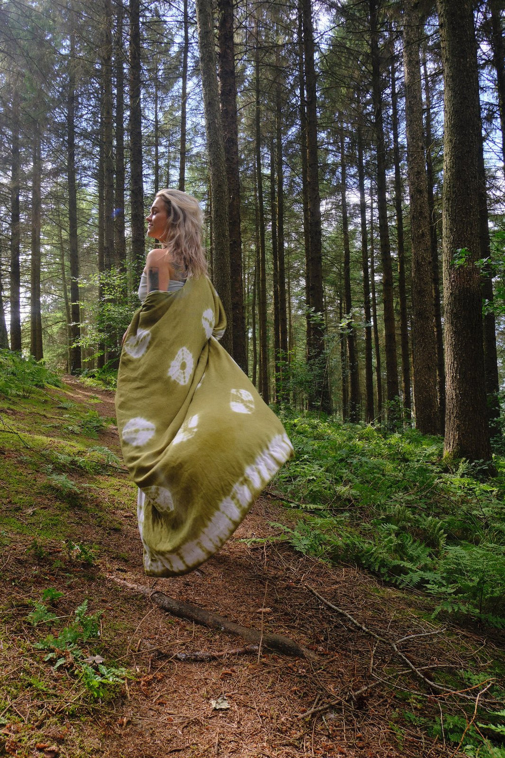Woodland Tie-Dye Duster