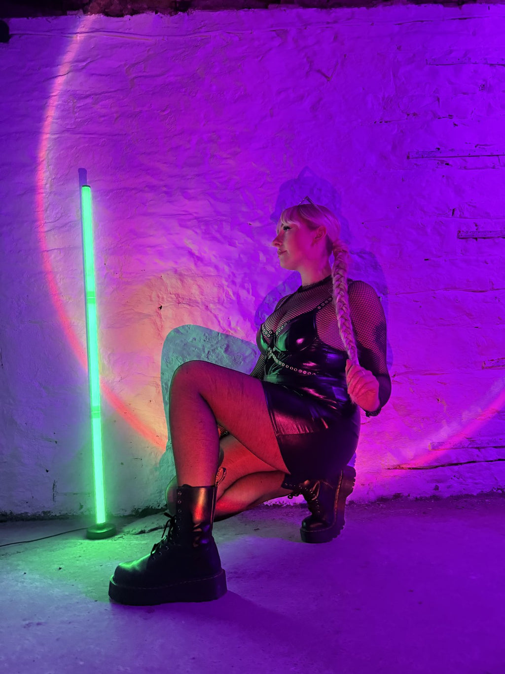 Glitch Cutout Bodysuit