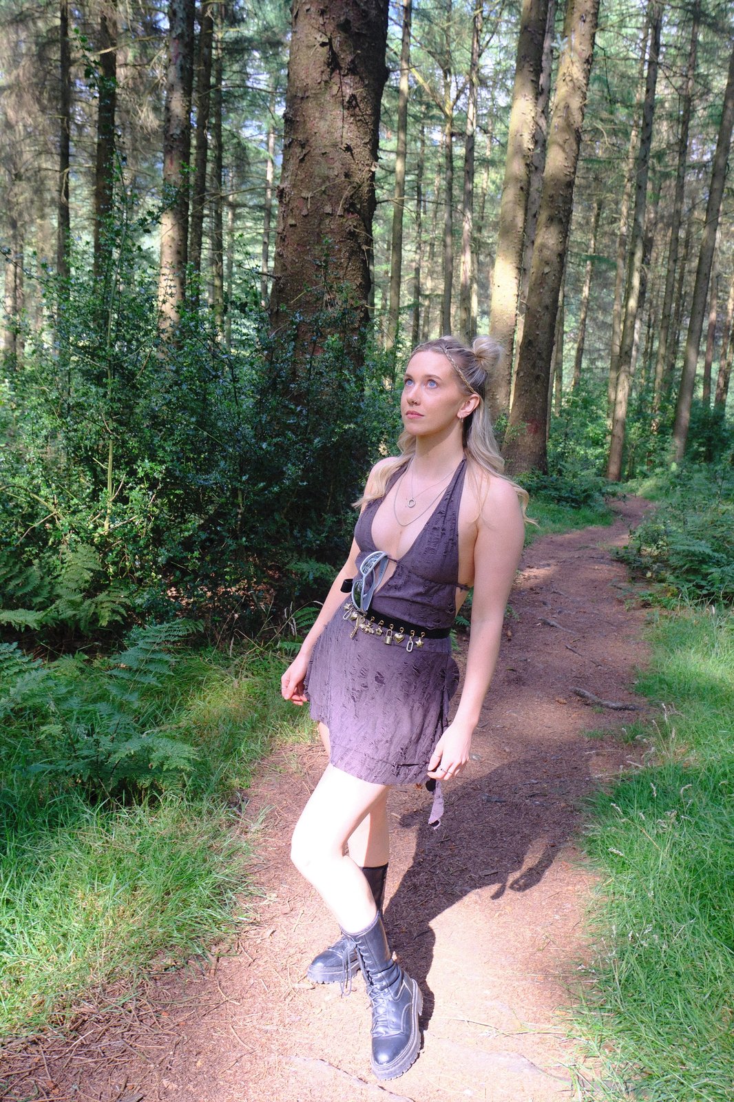Dusk Halter Mini Dress