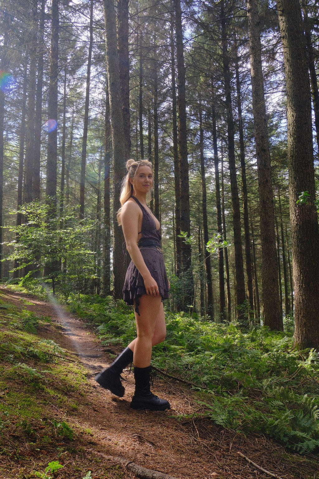 Dusk Halter Mini Dress