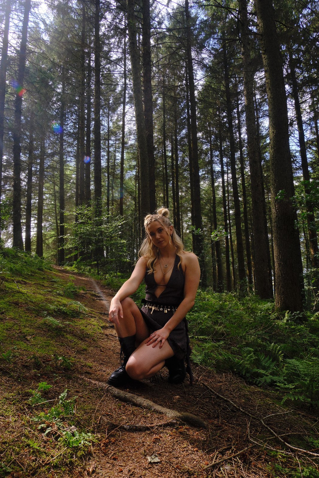 Dusk Halter Mini Dress