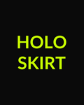 Holographic Mini Skirt